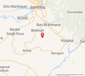 Map of Salmen de Kothe, Kashmir