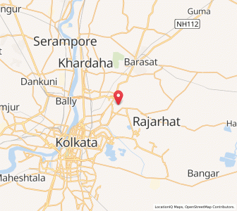 Map of Salua, West Bengal