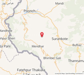Map of Salwah, Kashmir