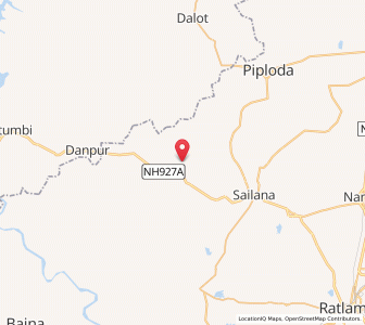Map of Salwania, Madhya Pradesh