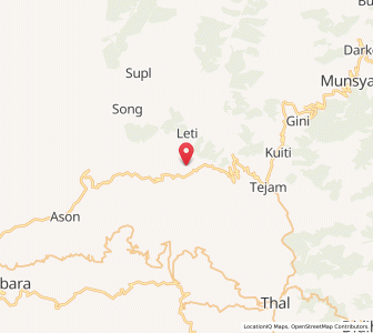 Map of Sama, Uttarakhand