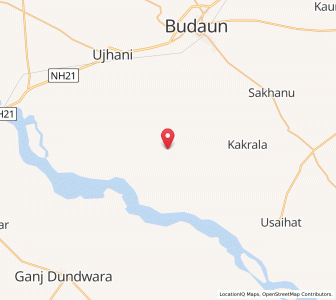 Map of Samadhi, Uttar Pradesh