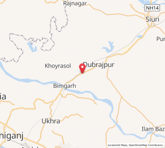 Map of Samailya, West Bengal