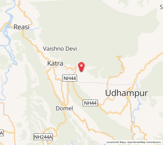 Map of Samandrani, Kashmir