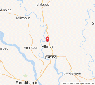 Map of Samanpur, Uttar Pradesh