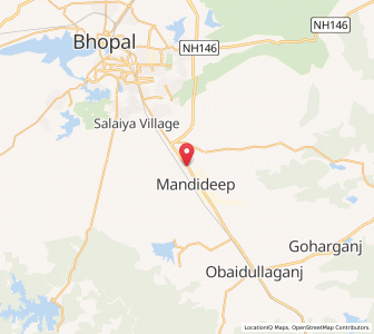 Map of Samarda Kaliasot, Madhya Pradesh