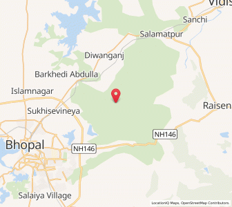 Map of Samarda, Madhya Pradesh