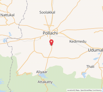 Map of Samattur, Tamil Nadu