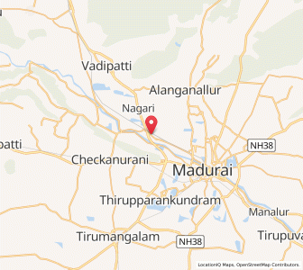 Map of Samayanallur, Tamil Nadu