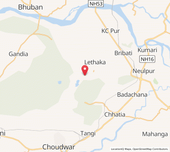 Map of Samia, Odisha