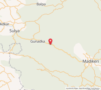 Map of Sampaji, Karnataka