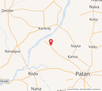 Map of Sampra, Gujarat