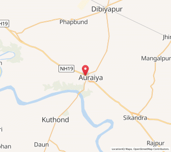Map of Samrathpur, Uttar Pradesh
