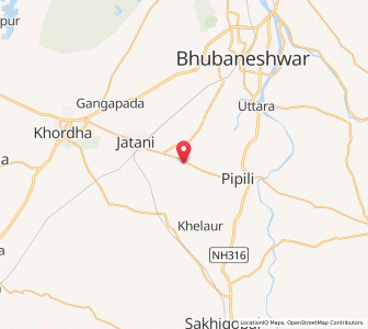 Map of Sanakanti, Odisha