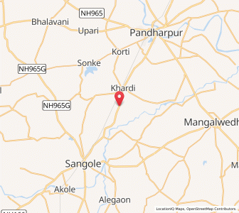 Map of Sangevadi, Maharashtra