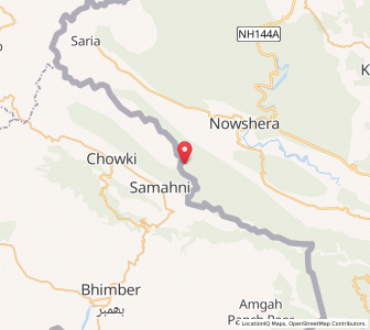 Map of Sangiala Mohra, Kashmir