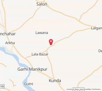 Map of Sangramgarh, Uttar Pradesh