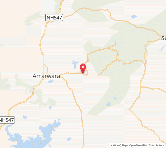 Map of Sankari, Madhya Pradesh