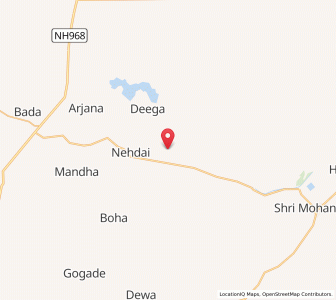 Map of Sankhla, Rajasthan