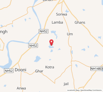 Map of Sankhna, Rajasthan