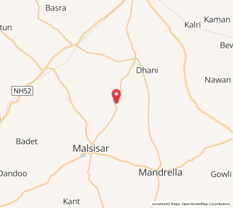 Map of Sankhu, Rajasthan