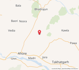Map of Sankhwali, Rajasthan