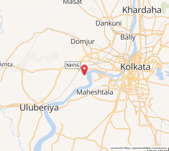 Map of Sankrail, West Bengal