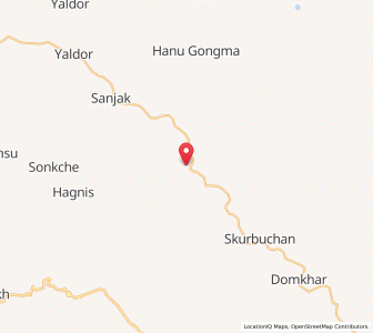 Map of Santakhchan, Kashmir