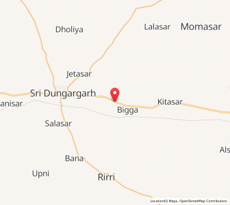 Map of Santlera, Rajasthan