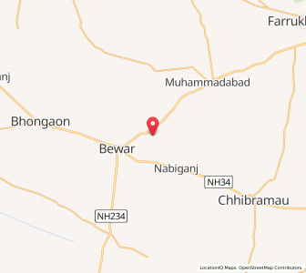 Map of Santokhpur, Uttar Pradesh