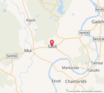 Map of Saoli, Maharashtra