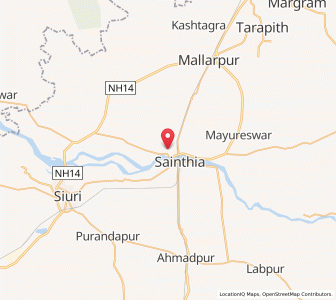 Map of Saora, West Bengal