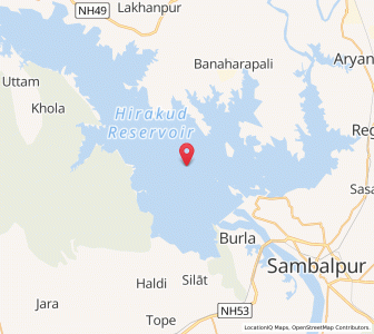 Map of Saplahara, Odisha