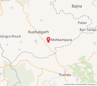 Map of Sapria, Rajasthan
