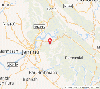 Map of Sarah, Kashmir
