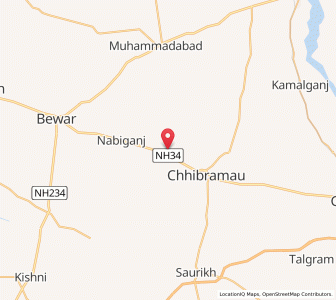 Map of Sarai Bhim, Uttar Pradesh