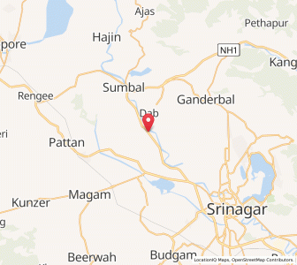 Map of Sarai Dangarpur, Kashmir