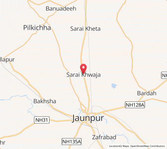 Map of Sarai Khwaja, Uttar Pradesh