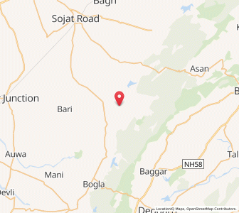Map of Saran, Rajasthan