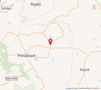 Map of Sarangi, Madhya Pradesh