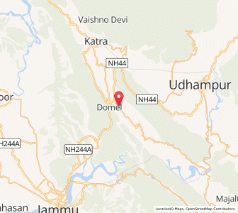 Map of Saranjli, Kashmir