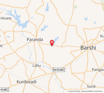 Map of Saranvadi, Maharashtra