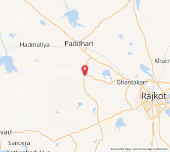 Map of Sarapdar, Gujarat