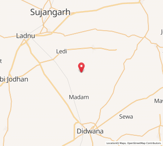 Map of Sarari, Rajasthan