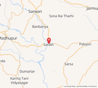 Map of Sarath, Jharkhand