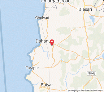 Map of Saravali, Maharashtra