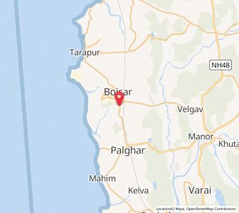 Map of Saravli, Maharashtra