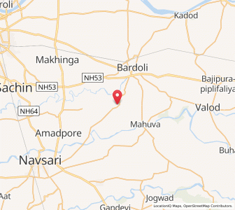 Map of Sarbhon, Gujarat