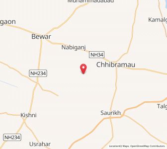 Map of Sardamai, Uttar Pradesh