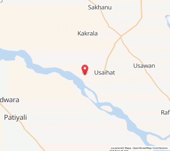 Map of Sareli, Uttar Pradesh